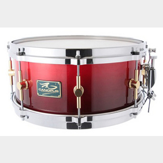 canopus The Maple 6.5x13 Snare Drum Crimson Fade LQ