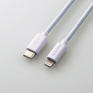 ELECOM MPA-CL10WH USB C-Lightningケーブル1.5m