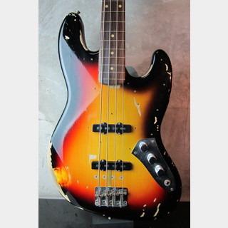 Fender Custom Shop Jaco Pastorius Tribute Fretless Jazz Bass - Three Color Sunbur'64 Jazz Bass Relic / 3 Color Sunburst