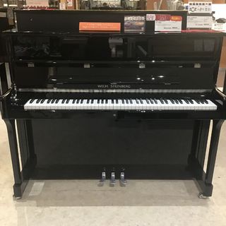 WILH.STEINBERGAT18DC BP 黒鏡面艶出し仕上げ アップライトピアノ 88鍵盤 パーツシルバー