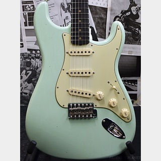 Fender Custom ShopGuitar Planet Exclusive 1963 Stratocaster Journeyman Relic -Faded/Aged Surf Green-