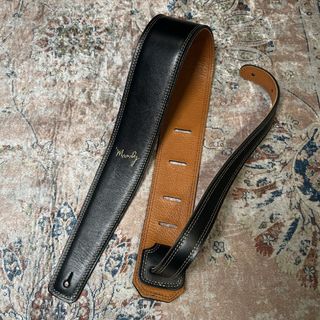 MoodyLeatherStrap Leather & Leather 2.5 STD Black/Tobacco
