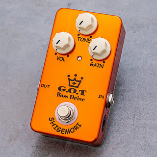 Shigemori G.O.T Bass Drive 【ベースの低音を損なわない上質なオーバードライブ】【送料無料!】