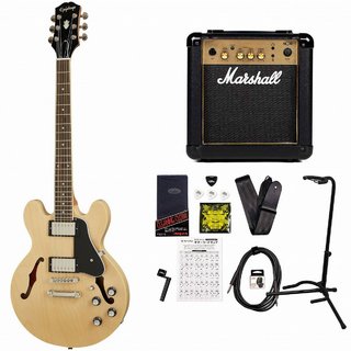 Epiphone Inspired by Gibson ES-339 Natural エピフォン セミアコ ES339 MarshallMG10アンプ付属エレキギター初心者