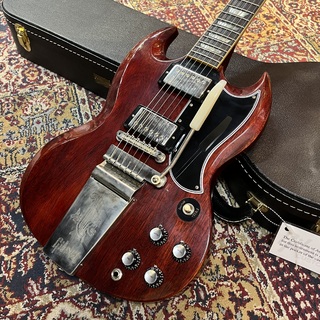 Gibson Custom Shop 【美杢&軽量個体】Murphy LAB 1964 SG Standard w/Maestro Cherry Red Ultra Light Aged #302204【3.22kg】