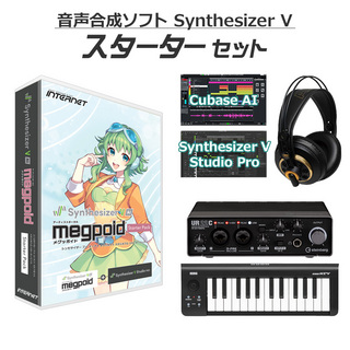 INTERNET Synthesizer V AI Megpoid 初心者スターターセット Studio Pro同梱 GUMI メグッポイド