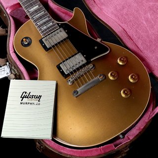 Gibson Custom Shop Murphy Lab 1957 Les Paul Standard Heavy Aged Double Gold Dark Back Black Plastic【渋谷店】