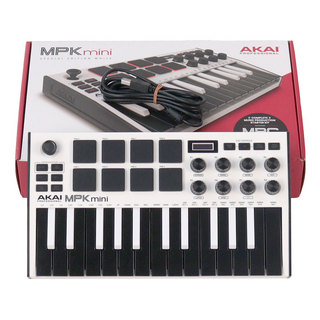 AKAI 【中古】 AKAI Professional MPK mini MK3 SPECIAL EDITION WHITE 25鍵盤 USB MIDIキーボード