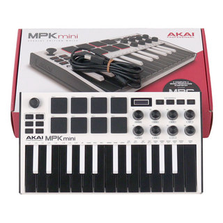 AKAI【中古】 AKAI Professional MPK mini MK3 SPECIAL EDITION WHITE 25鍵盤 USB MIDIキーボード