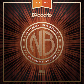 D'Addario NB1047 ニッケルブロンズ 10-47 エクストラライトアコースティックギター弦