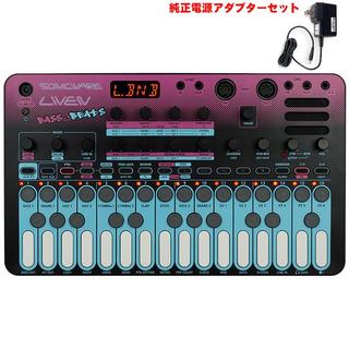 SONICWARE LIVEN BASS&BEATS (純正電源アダプターセット) ソニックウェア Wavetableベースシンセ / リズムマシン