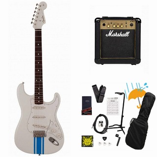 Fender2023 Collection MIJ Traditional 60s Stratocaster Rosewood FB OWH with BlueCompetitionStripe Marshall