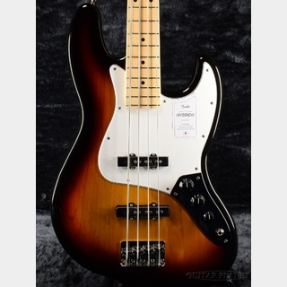 FenderMade In Japan Hybrid II Jazz Bass -3-Color Sunburst / Maple-【ローン金利0%!!】