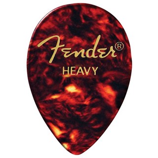 Fender CLASSIC CELLULOID PICKS 358 SHAPE 12 PACK (SHELL/HEAVY) (#1980358900)