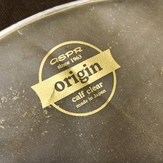 ASPR ORIGIN 本皮ドラムヘッド  #CALF CLEAR (仔牛皮の油なめし)