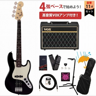 Fender Made in Japan Junior Collection Jazz Bass Rosewood FB Black VOXアンプ付属エレキベース初心者セットR