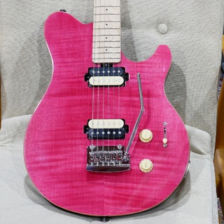 Sterling by MUSIC MAN SUB AX3FM Stain Pink 【Ernie Ball Flex Cable プレゼント】