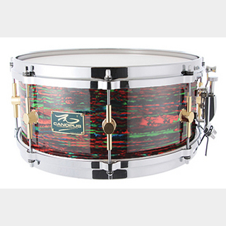 canopusThe Maple 6.5x13 Snare Drum Psychedelic Red