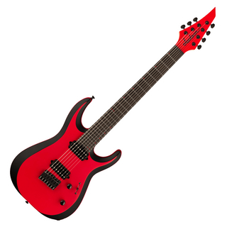 Jacksonジャクソン Pro Plus Series DINKY Modern MDK7 HT Satin Red with Black bevels 7弦エレキギター