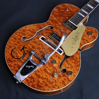 GretschG6120TGQM-56 Limited Edition Quilt Classic Chet Atkins Bigsby Roundup Orange Stain Lacquer【横浜店】