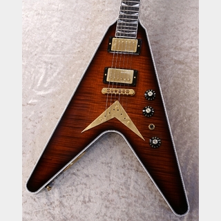 Gibson Custom Shop Dave Mustaine Flying V EXP Limited Edition Red Amber Burst Gloss 2022年製USED【G-CLUB TOKYO】