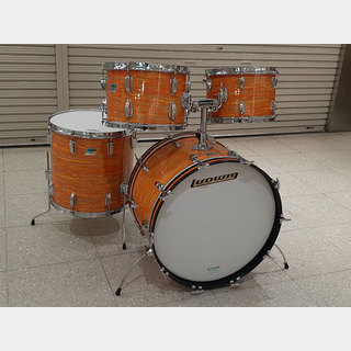 Ludwig【VINTAGE】71' Big Beat Mod Orange 4pc set 22" 16" 13" 12"