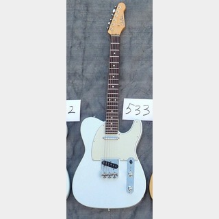 J.W.Black Guitars 【近日入荷予定!ご予約受付中!】JWB-T ~Sonic Blue~ 【USA製、本人製作の貴重品!】