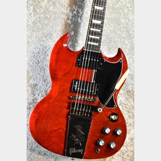 GibsonSG Standard '61 w/Maestro Vibrola Vintage Cherry #207940030【軽量3.31kg、漆黒指板】