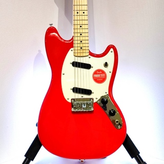 Squier by FenderSonic Mustang Maple Fingerboard Torino Red