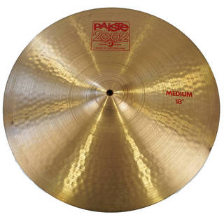 PAiSTe 【中古】 クラッシュシンバル パイステ PAISTE 2002 Medium 18インチ クラッシュシンバル