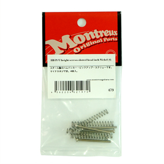 MontreuxHB P/U height screws slotted head inch Nickel 4 No.479 ギターパーツ ネジ