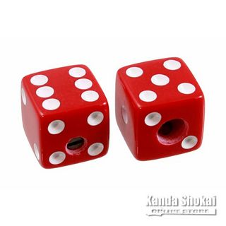 ALLPARTSPK-3250-026 Set of 2 Unmatched Dice Knobs, Red [5122]