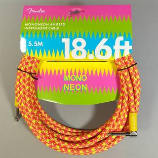 Fender MonoNeon Instrument Cable 18.6  Orange シールド 5.5m