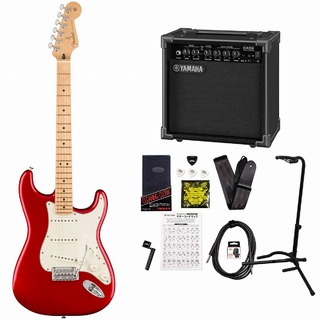 Fender Player Stratocaster Maple Fingerboard Candy Apple Red フェンダー YAMAHA GA15IIアンプ付属初心者セット