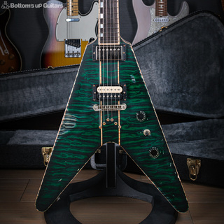 David Thomas McNaught Guitars{BUG} V5 - Emerald Green Burst - " Relic " Diamond Quilt Top【 超 貴 重 品 】