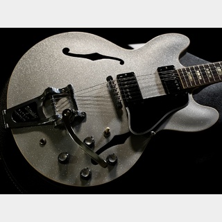 Gibson Custom Shop PSL 1964 ES-335 Silver Sparkle Black Stinger Gloss/with Bigsby B7【現地選定品】