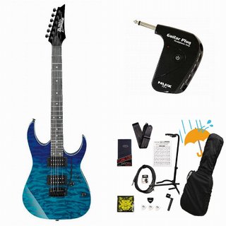 Ibanez GRG120QASP-BGD Blue Gradation  入門用 海外限定モデル  GP-1アンプ付属エレキギター初心者セットR【WEBSH