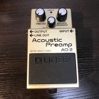 BOSS AD-2 Acoustic Preamp アコギ用 プリアンプAD2