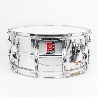 Premier 【VINTAGE】70s #36 Chrome Over Aluminium Snare 14×6.5 [Made in England]