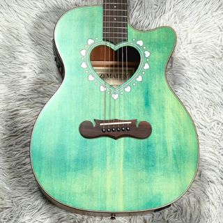 Zemaitisが、エレアコ“CAF-90H”の新色“グロス・ホワイト”と“グロス