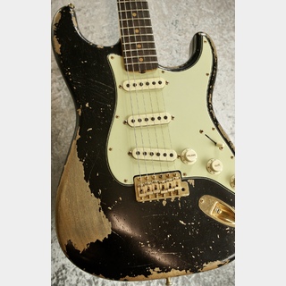 Fender Custom Shop Master Built 1963 Stratocaster Super Heavy Relic by Yuriy Shishkov / Black [3.36kg][2022年製]