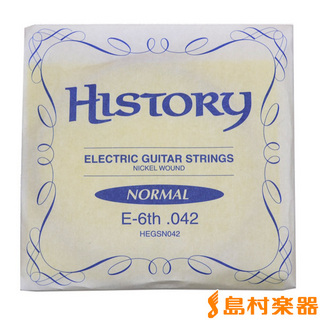 HISTORY HEGSN042 エレキギター弦 E-6th .042 【バラ弦1本】