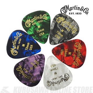 MartinMULTI-COLOR PEARLOID PICK PACK[18A0096]《ピック/6枚セット》