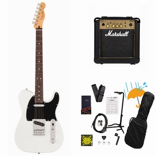 Fender Player II Telecaster Rosewood FB Polar White エレキギター Marshall MG10アンプ付属エレキギター初心者