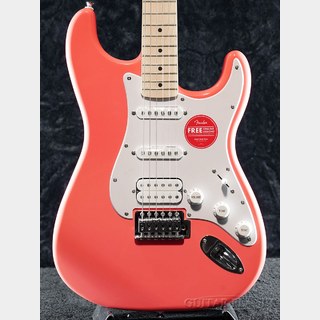Squier by FenderSonic Stratocaster HSS -Tahitian Coral-【薄く軽量なボディ!!】【オンラインストア限定】