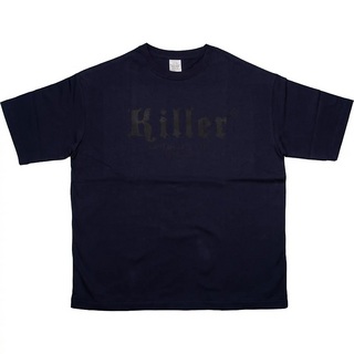 KillerBIG SILHOUETTE LOGO T-SHIRTS【ネイビー/ブラック・Mサイズ】