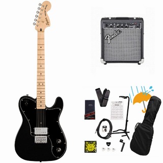 Squier by Fender Paranormal Esquire Deluxe Maple Fingerboard Black Pickguard Metallic Black  Fender 10Wアンプ付属エレ