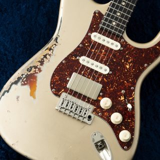 TOM ANDERSON Icon Classic Distress Double Decker -Shoreline Gold Over 3 Color Burst-