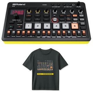 Roland (Tシャツセット)P-6 Creative Sampler AIRA COMPACT & P-6 T-Shirts DesignB L (RT/P-6BL) セット (ポケ...