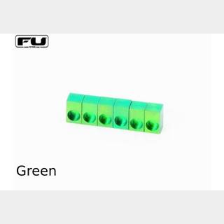 FU-ToneTitanium Saddle Insert Set (6) -GREEN-【Webショップ限定】